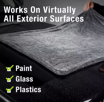 TopLEDverlichting.nl Super Auto Droogdoek XL – Microvezel doek 60x90cm – Extreem Zacht – Zeer Absorberend 1200GSM – Droogt uw auto gemakkelijk en snel na het auto wassen – Streeploos resultaat – Voorkom Kalk druppels – Wasbaar foto 9