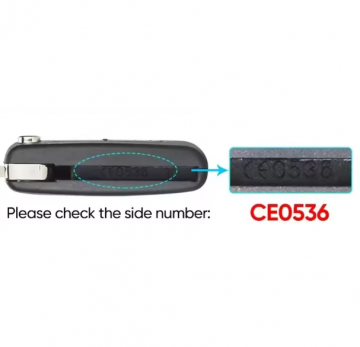 TopLEDverlichting.nl Peugeot en Citroën / Sleutelbaard HU83 / Sleutelcode CE0536 / 3 knops / Achterklep knop / 3 knoppen  Autosleutel behuizing foto 6