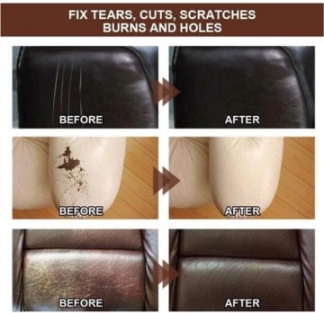 TopLEDverlichting.nl Leer Reparatie Donker Bruin - Vinyl Herstel - Slijtage, Krassen en Scheuren Repareren - Vloeibaar - 20ml foto 3