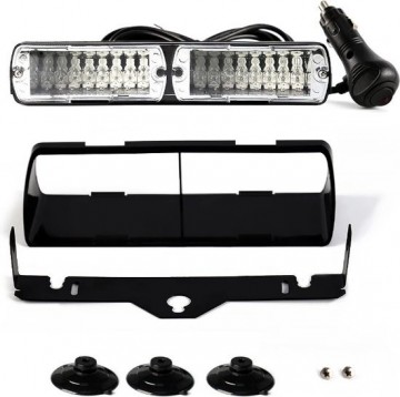 TopLEDverlichting.nl Auto Zwaailicht Stroboscoop Flitser Blauw / Complete set Plug and Play foto 5