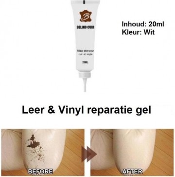 TopLEDverlichting.nl Leer Reparatie Wit - Vinyl Herstel - Slijtage, Krassen en Scheuren Repareren - Vloeibaar - 20ml foto 2