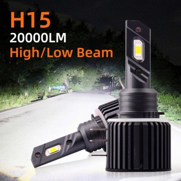 TopLEDverlichting.nl H15 High Power LED Canbus Audi, VW, Skoda, Mercedes, Mazda (set, 2 stuks) foto 4