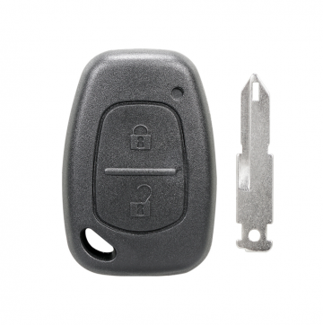 TopLEDverlichting.nl Renault Traffic / Kangoo / Master / Opel Vivaro / Movano / 2 knops voor Sleutelbaard NE73 Autosleutel behuizing foto 1