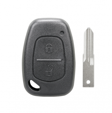 TopLEDverlichting.nl Renault Traffic / Kangoo / Master / Opel Vivaro / Movano / 2 knops voor Sleutelbaard VAC102 Autosleutel behuizing foto 1