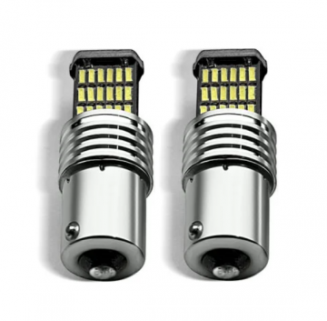 TopLEDverlichting.nl BA15S 1156 P21W LED Canbus achteruitrijverlichting (set) foto 1