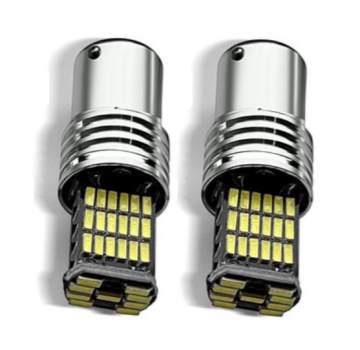 TopLEDverlichting.nl BA15S 1156 P21W LED Canbus dagrijverlichting (set) foto 2