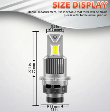 TopLEDverlichting.nl D4S Perfect Fit LED Canbus dimlicht, grootlicht (set) foto 5
