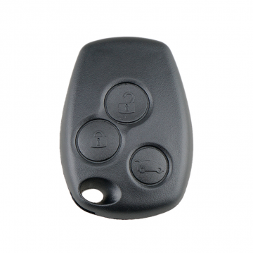 TopLEDverlichting.nl Renault Clio 3 / Modus / Kangoo / Twingo / Traffic / Master / Opel Vivaro / 3 knops voor Sleutelbaard VA2  Autosleutel behuizing foto 1