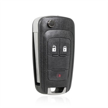 TopLEDverlichting.nl Opel / Chevrolet / Sleutelbaard HU100 / 3 knops / Claxon knop / 3 knoppen / Autosleutel behuizing foto 2