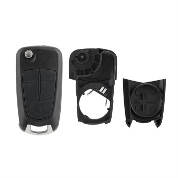 TopLEDverlichting.nl Opel Corsa / Astra / Vectra / Zafira / Mokka / Signum / Sleutelbaard HU100 / 3 knops / Achterklep knop / 3 knoppen / Autosleutel behuizing foto 7