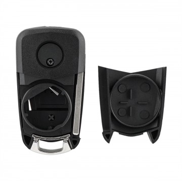 TopLEDverlichting.nl Opel Corsa / Astra / Vectra / Zafira / Mokka / Signum / Sleutelbaard HU100 / 3 knops / Achterklep knop / 3 knoppen / Autosleutel behuizing foto 8