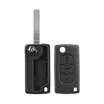 TopLEDverlichting.nl Peugeot en Citroën / Sleutelbaard VA2 / Sleutelcode CE0523 / 3 knops / Achterklep knop / 3 knoppen Autosleutel behuizing foto 4