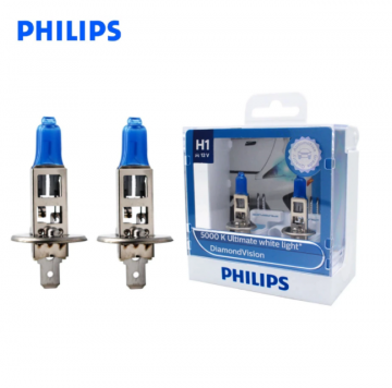 TopLEDverlichting.nl H1 55 Watt Philips Diamond Vision lampen 5000K White 12V (set) foto 2