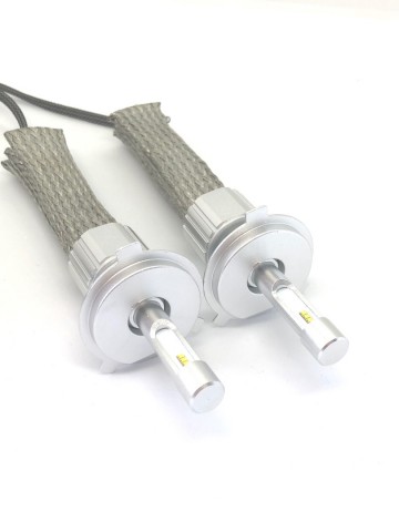 TopLEDverlichting.nl H4 Bi-LED Canbus dimlicht / grootlicht Passieve koeling / Koelvinnen (set, 2 stuks) foto 1