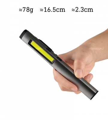 TopLEDverlichting.nl Laser LED lamp 4-in-1 - Zaklamp - Werklamp - Looplamp - UV lamp - Rode Laserpen - Oplaadbare Accu - Magnetisch - Sterke Aluminium Noodlamp - Waterproof foto 2