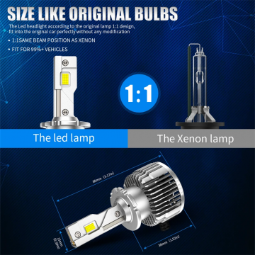 TopLEDverlichting.nl D4S Turbo LED Canbus dimlicht, grootlicht (set) foto 5