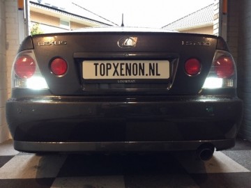 TopLEDverlichting.nl T20 7440 W21W High Power LED Canbus achteruitrijverlichting (set) foto 4