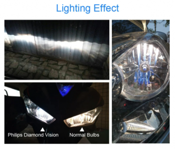 TopLEDverlichting.nl H7 55 Watt Philips Diamond Vision lampen 5000K White 12V (set) foto 4