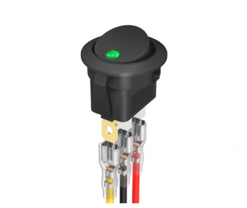 TopLEDverlichting.nl Schakelaar met LED indicatielampje / Tuimelschakelaar / Wipschakelaar / Rood / Geel / Oranje / Groen / Blauw / per stuk foto 4