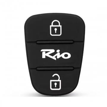 TopLEDverlichting.nl Kia Rio Rubberen Knoppen / 2 knops / 2 knoppen / Voor Autosleutel behuizing foto 1