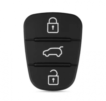 TopLEDverlichting.nl Kia Rubberen Knoppen / 3 knops / Achterklep knop / 3 knoppen / Voor Autosleutel behuizing foto 1