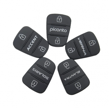 TopLEDverlichting.nl Kia Rubberen Knoppen / 3 knops / Achterklep knop / 3 knoppen / Voor Autosleutel behuizing foto 6