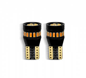 TopLEDverlichting.nl T10 WY5W LED Oranje Canbus knipperlichten (set) foto 1