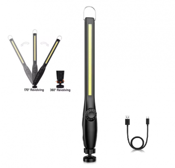 TopLEDverlichting.nl LED Werklamp XL Oplaadbaar - Accu LED Lamp - LED Zaklamp - Looplamp LED - Worklight - Garage lamp - Dimbaar - Magneet - Haak - Magnetisch - Zwenkarm – Draaibaar - 700 Lumen foto 1