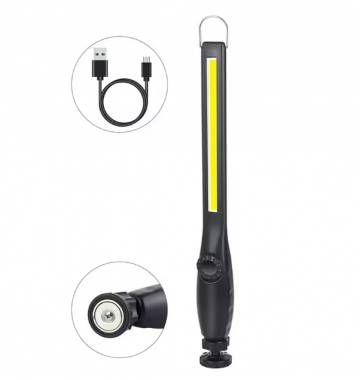 TopLEDverlichting.nl LED Werklamp XL Oplaadbaar - Accu LED Lamp - LED Zaklamp - Looplamp LED - Worklight - Garage lamp - Dimbaar - Magneet - Haak - Magnetisch - Zwenkarm – Draaibaar - 700 Lumen foto 2