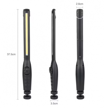 TopLEDverlichting.nl LED Werklamp XL Oplaadbaar - Accu LED Lamp - LED Zaklamp - Looplamp LED - Worklight - Garage lamp - Dimbaar - Magneet - Haak - Magnetisch - Zwenkarm – Draaibaar - 700 Lumen foto 5