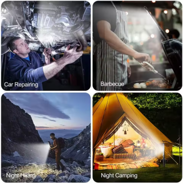 TopLEDverlichting.nl LED Werklamp XL Oplaadbaar - Accu LED Lamp - LED Zaklamp - Looplamp LED - Worklight - Garage lamp - Dimbaar - Magneet - Haak - Magnetisch - Zwenkarm – Draaibaar - 700 Lumen foto 11