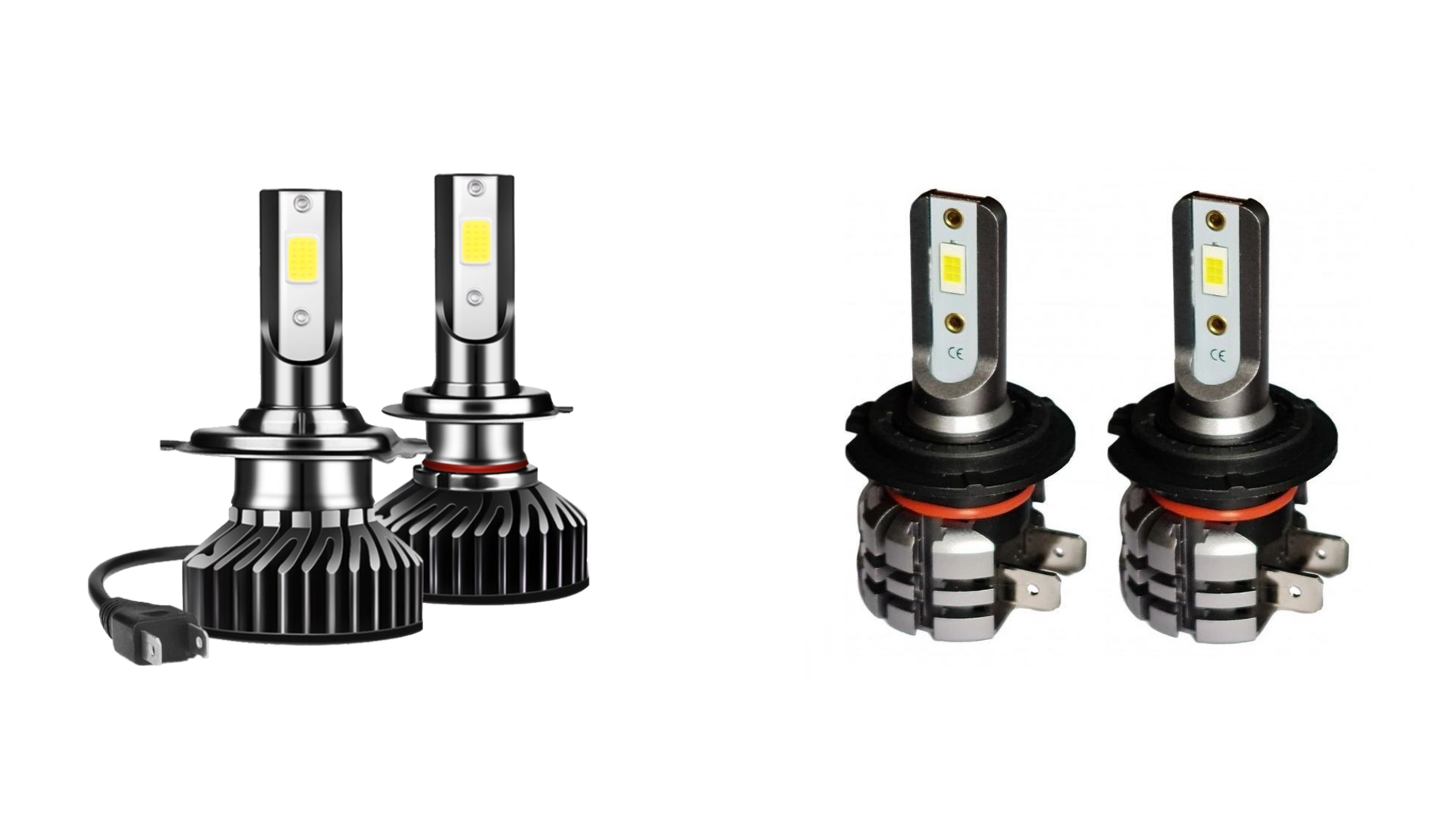H7 LED lampen canbus met koellichaam 6000 lumen Premium en Pro Line